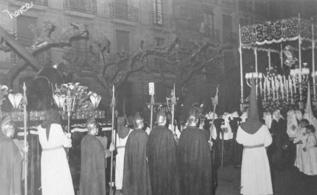 Procesión de El Encuentro de 1964.